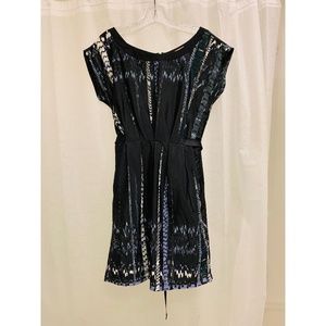 BeBop Black/Purple Grey Dress